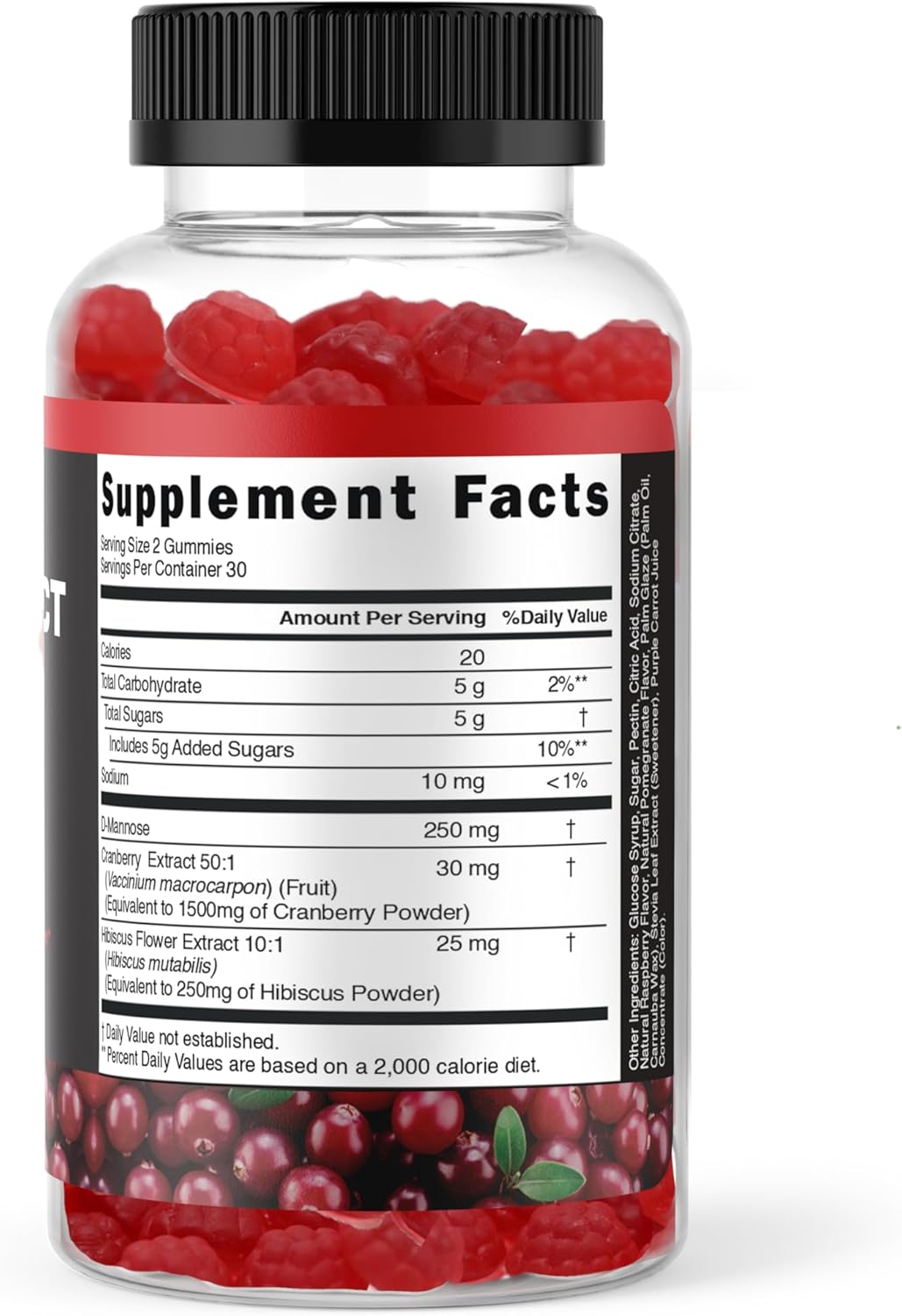 D-Mannose + Cranberry Gummies