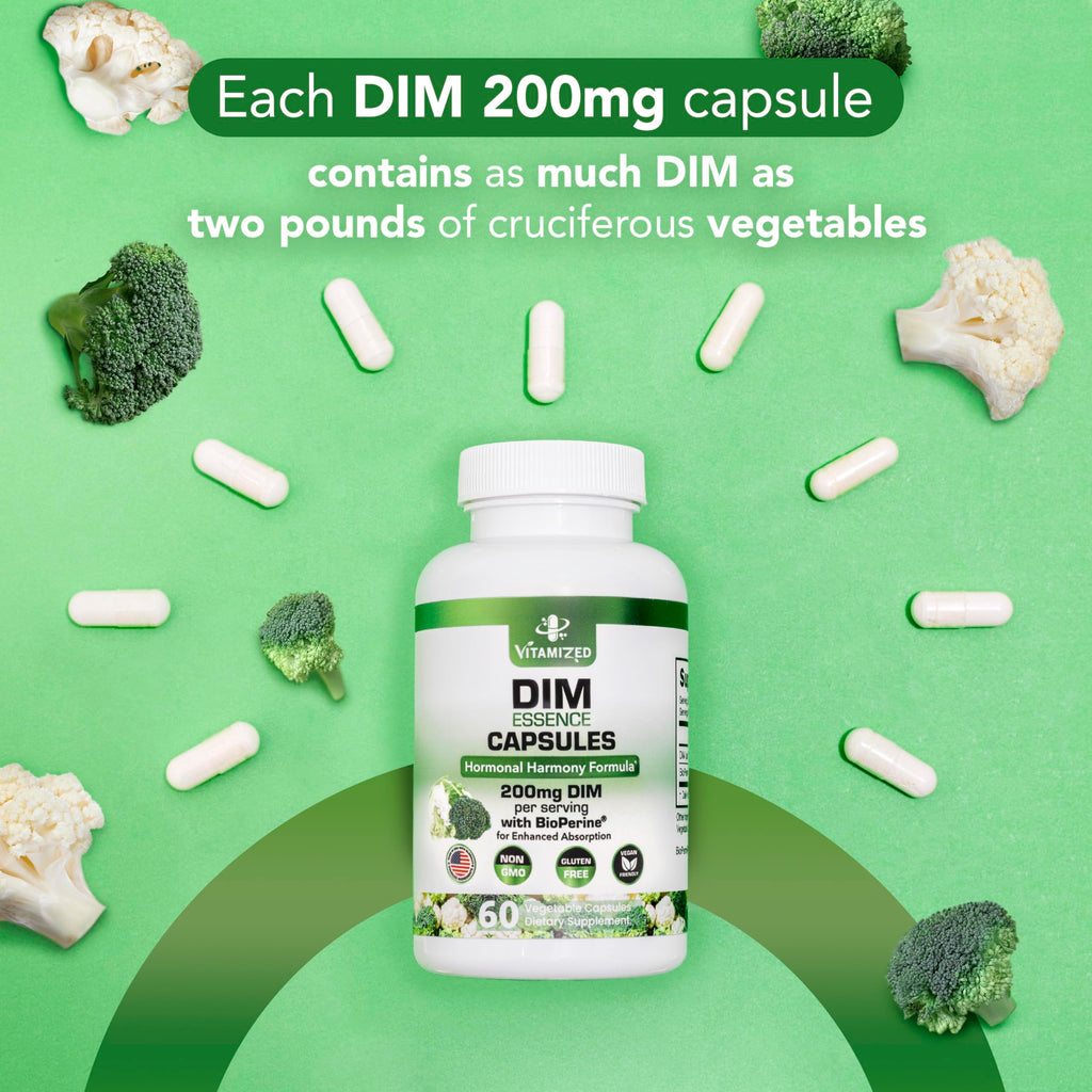 DIM Essence Capsules, 200 mg - 60 Count