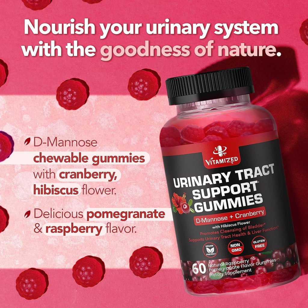 D-Mannose + Cranberry Gummies