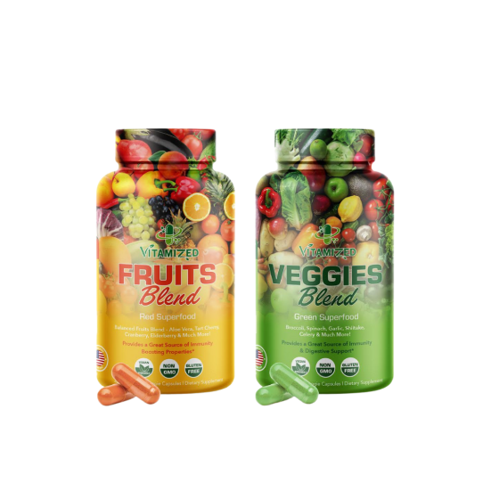 Superfood Fruit and Vegetable Capsules - 180 Count