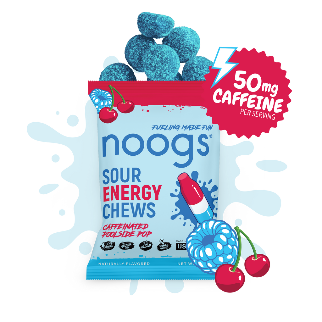 Caffeinated Poolside Pop Sour Energy Chews