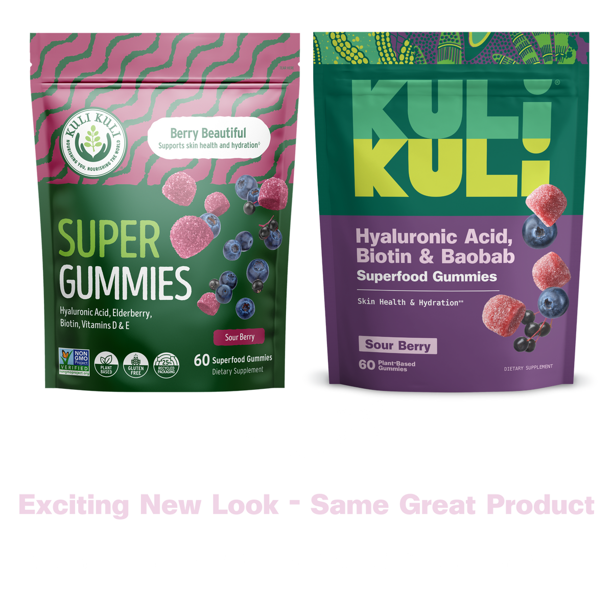 Hyaluronic Acid, Biotin & Baobab Superfood Gummies