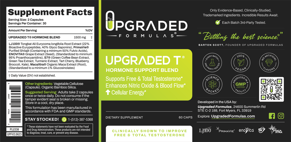 Upgraded T: Complete Hormone Support for Men and Women