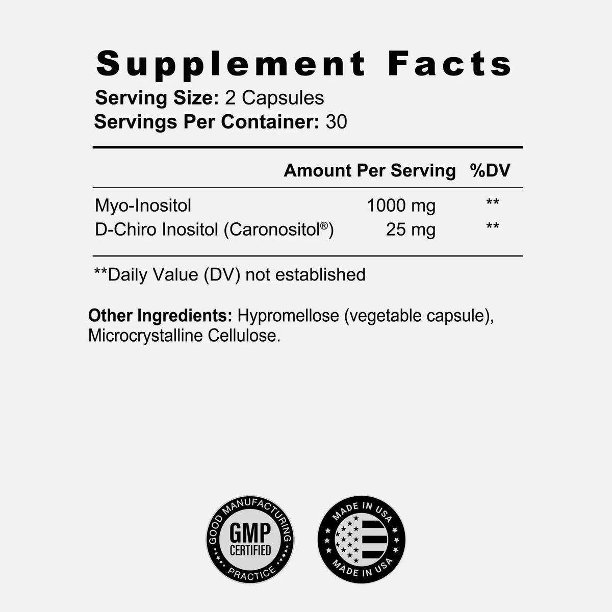 Myo D-Chiro Inositol
