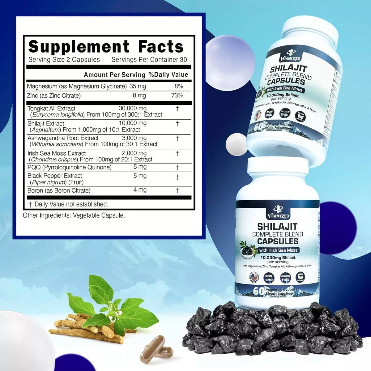 Shilajit Complete Blend - 60 Capsules