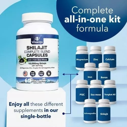 Shilajit Complete Blend - 60 Capsules